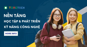 Tomocode - Nền tảng học tập cá nhân hoá và phát triển kỹ năng công nghệ chất lượng cao.